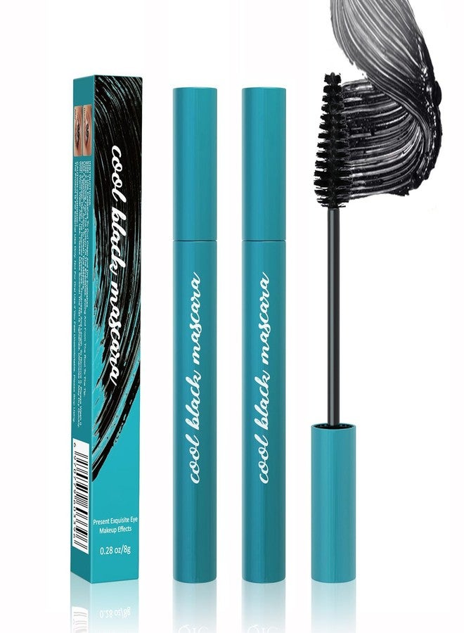 FYEBOO [2025 New] Thickening Fiber Lash Mascara Extension Voluminous, Long-Lasting Waterproof & Smudge-Proof, No Flaking/No Clumping, Black Mascara (2 Packs) - Image 1